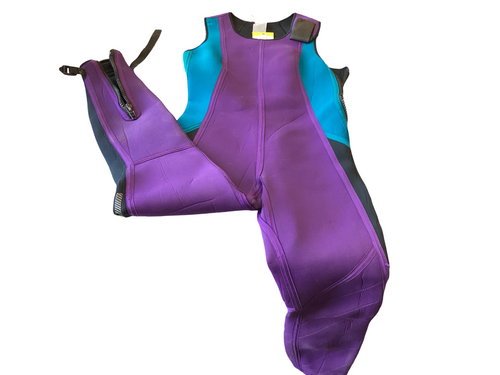 Used Bare Womens Full Suit Purple MD