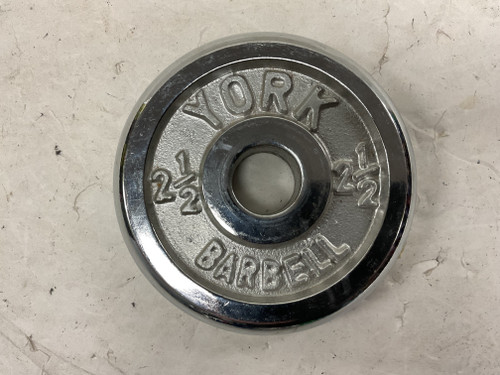 Used York Standard Plate (Each) Silver 2.5 lb 11855-S000187591
