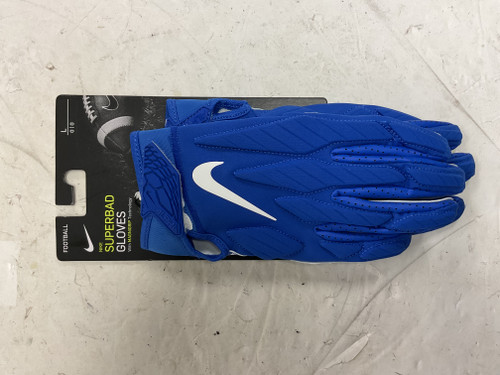 Used Nike SUPERBAD FB Gloves Royal Blue LG 11855-S000187609