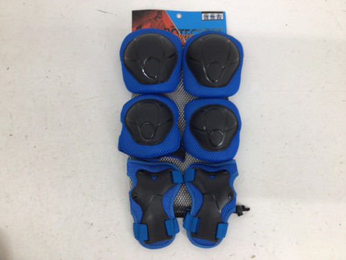Used JUNIOR SKATE PAD SET Inline Protective Set Royal Blue Junior 11752-S000067045