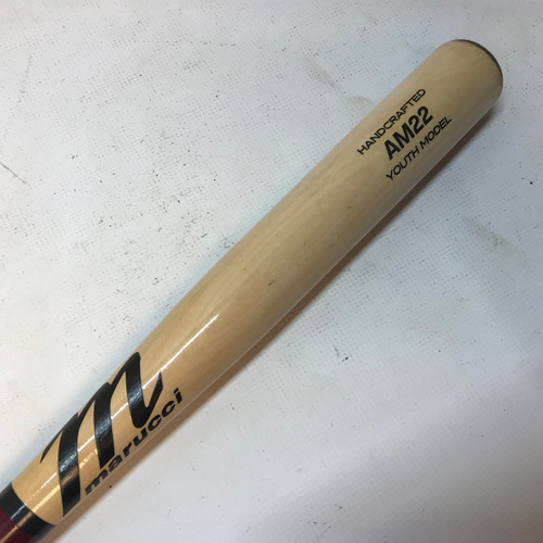 Vist Large View of Product Image Which is Used Marucci AM22 YOUTH BB/SB Wood Bat 31" 11710-S000115991