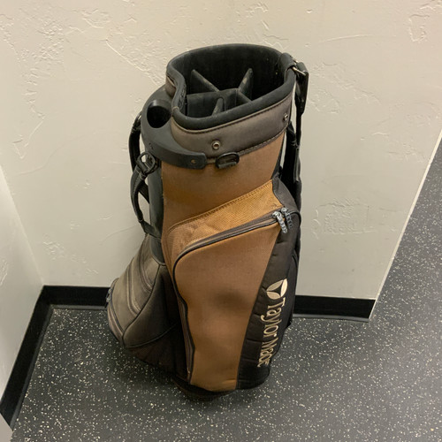 Used Taylormade CART BAG Mens Cart Bag Brown 11762-S000065819