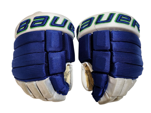 Vist Large View of Product Image Which is Used Bauer Pro Team Custom Icemen Junior Gloves 10" 11742-S000495234