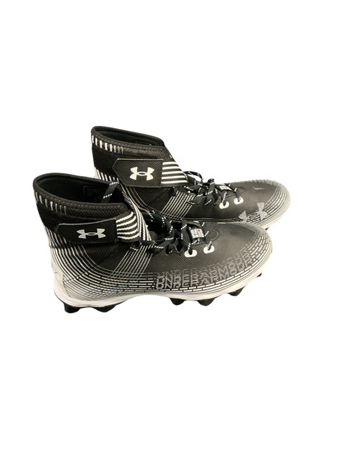 Vist Large View of Product Image Which is Used Under Armour HIGHLIGHT FRANCHISE Adult FB Cleats Black Senior 9.5