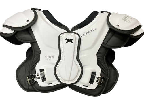 USED Xenith VELOCITY 2 FB Shoulder Pads White MD