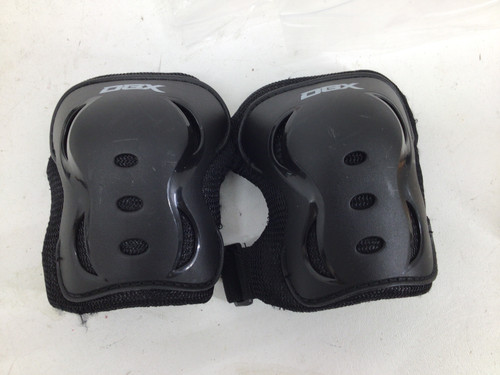 Used DBX JUNIOR LARGE KNEEPADS Inline Kneepads Black LG 11752-S000067074