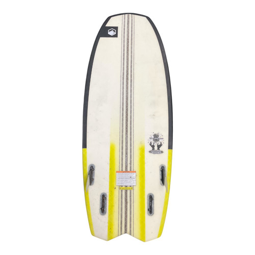 Used Liquid Force SPACE POD Surf Wakeboard White 137 cm 11362-S000161167