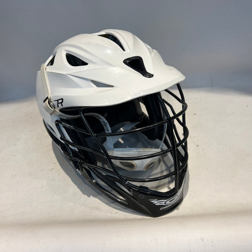Vist Large View of Product Image Which is Used Cascade CPX-R Lacrosse Helmet White MD
