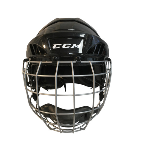 Used CCM POND HOCKEY Helmet Cage Combo Black XS 11749-S000186665