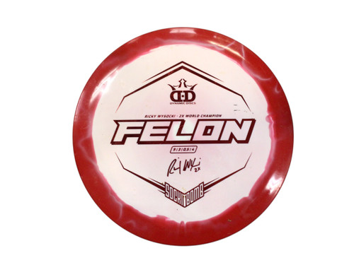 Used Dynamic Discs FUZ ORBIT FELON Disc Golf Driver Red 175g 11768-S000225215