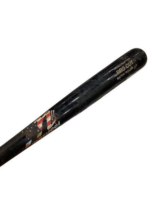 Vist Large View of Product Image Which is Used Marucci PRO CUT BB/SB Wood Bat Black 33" 11884-S000048469