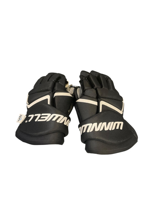 Vist Large View of Product Image Which is Used WinnWell AMP 500 Senior Gloves Black 14" 11768-S000225223