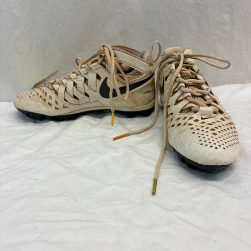 Vist Large View of Product Image Which is Used Nike LAX Cleats Mens White Senior 6.5