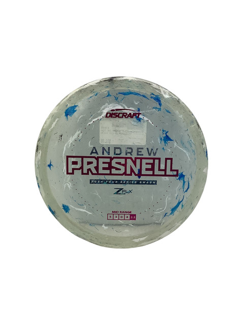 Used Discraft ZFLX SWARM 24 TOUR SERIES Disc Golf Mid Range White 11347-S000250823