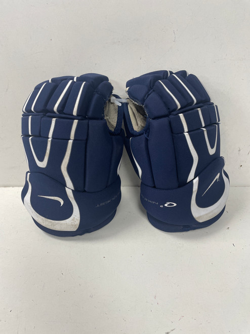 Vist Large View of Product Image Which is Used Nike QUEST 3 Senior Gloves Navy Blue 14 1/2" 11891-S000304262