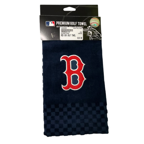 Vist Large View of Product Image Which is New RED SOX GOLF TOWEL 11484-JMG90224-52