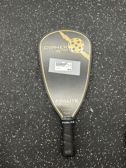 Used CYPHER PRO LITE Pickleball Racquet Black 11162-S000431601