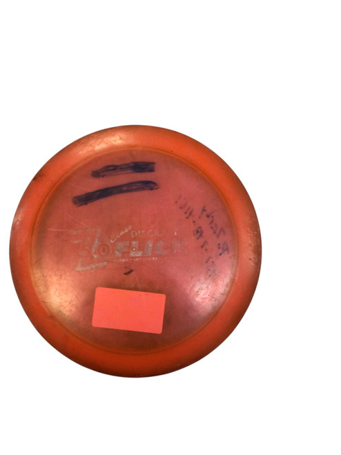 Used Discraft Z FLICK 150 CLASS FIRST RUN Disc Golf Driver Orange 152g 11768-S000225229
