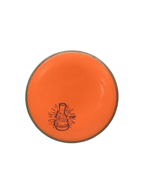 Used Axiom LAB 2ND FISSION HEX Disc Golf Mid Range Orange 11347-S000250834