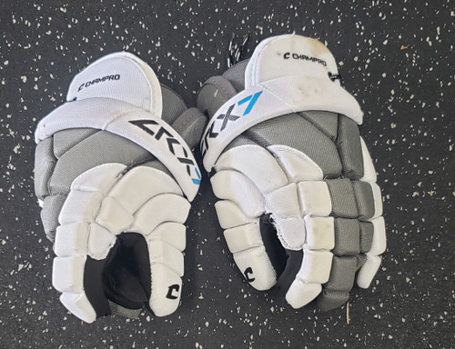 Vist Large View of Product Image Which is Used Champro LRX7 GLOVES Lacrosse Gloves Mens White MD 11849-S000029354