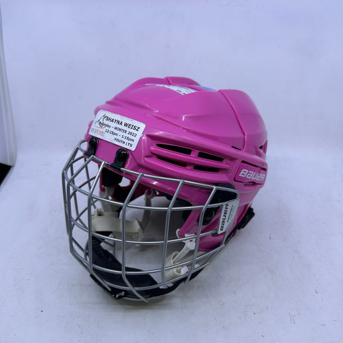 Used Bauer PRODIGY Helmet Cage Combo Pink XS 10589-S000415434