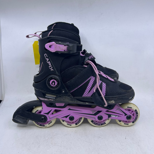 Used Capix ABEC 3 Senior Rec Fitness Skates Black Adjustable 10589-S000415436
