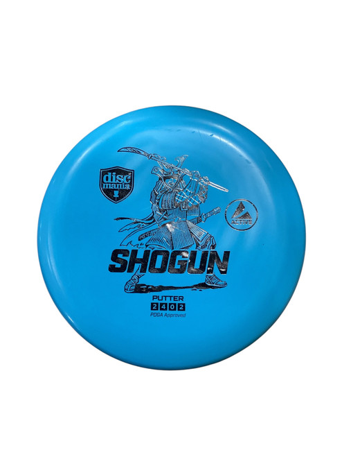 Vist Large View of Product Image Which is Used Discmania SHOGUN Disc Golf Putter Royal Blue 11884-S000048492