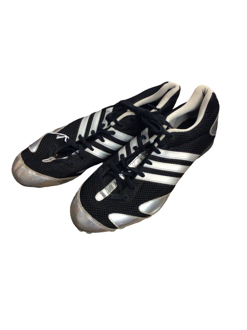 Used Adidas Track & Field Cleats Adult Black Senior 10 11799-S000195654
