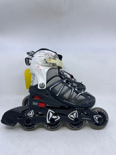 Used Firefly 12-1 Junior Rec Fitness Skates White Adjustable 10589-S000415445
