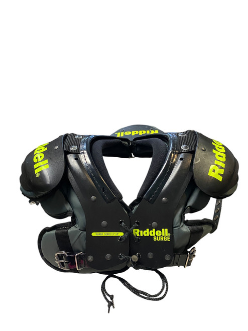 Used Riddell SURE FB Shoulder Pads Black SM 11706-S000357614
