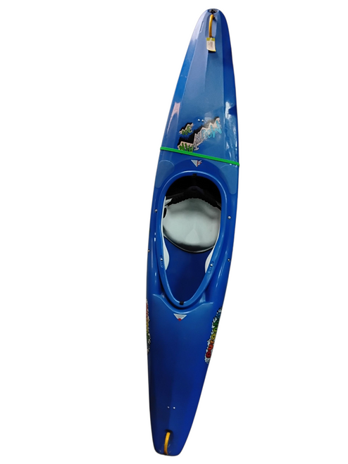 Vist Large View of Product Image Which is Used PYRANHA MOUNTAIN 300 Kayak Royal Blue 10Ft