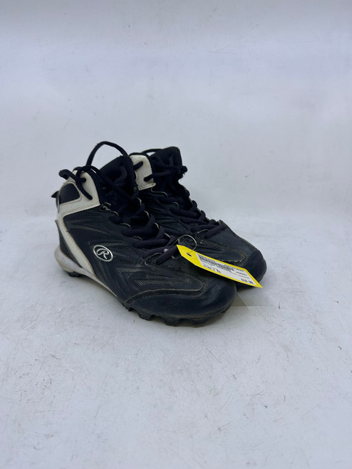 Vist Large View of Product Image Which is Used Rawlings RENEGADE BB/SB Cleats Black Junior 02