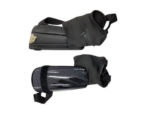 Used Adidas Soccer Shin Guards Junior Black MD 11613-S000163444