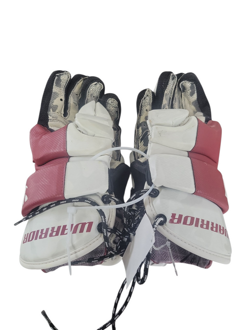 Used Warrior HYPNO III Lacrosse Gloves Mens White 10" 11708-S000180738