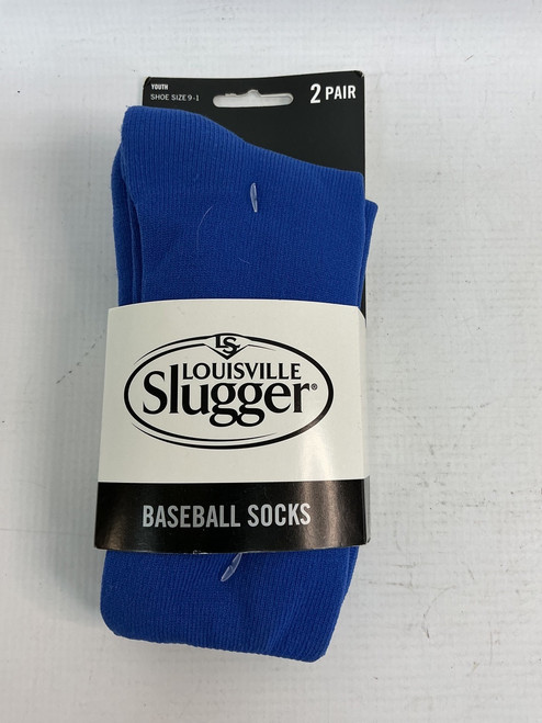 Vist Large View of Product Image Which is Used Louisville Slugger BASEBALL SOCKS Other Clothing Navy Blue MD