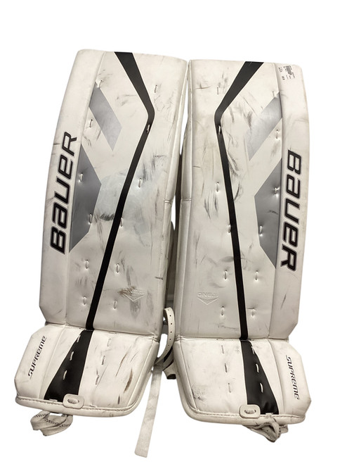 Used Bauer ONE.5 Goalie Leg Pads Senior White 36" 11816-S000271642