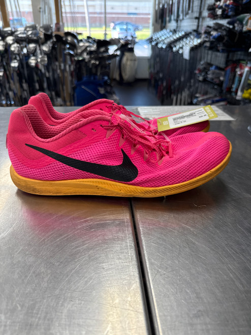 Used Nike RIVAL DISTANCE Track & Field Cleats Adult Pink Senior 14 10558-S000238495