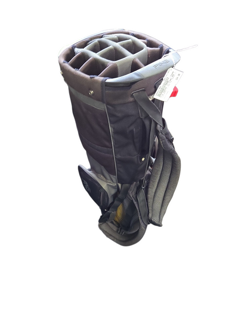 Used Ping HOOFER 14 STAND BAG -BROKEN ZIPPER- Mens Stand Bag Black 11617-S000327900