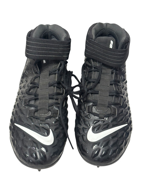 Used Nike FORCE CD9250-001 Mens  Football Cleats Black Size 14 11731-S000143074