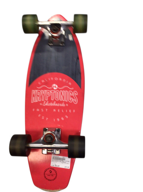Used Kryptonics CALIFORNIA Complete Skateboard Red Regular 11768-S000225243