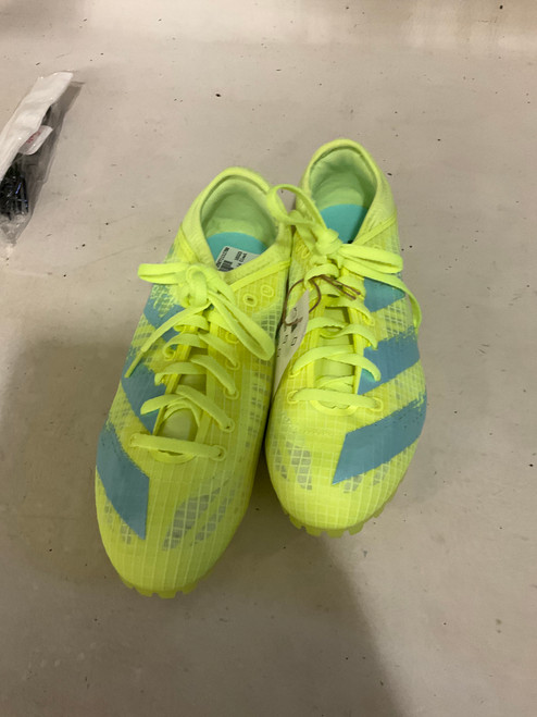 Used Adidas Track & Field Cleats Adult Yellow Senior 8.5 11790-S000046576