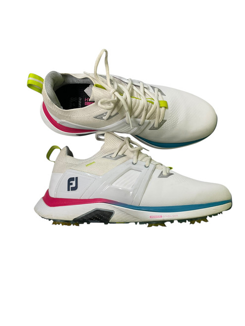 Used Foot Joy HYPERFLEX CARBON Mens Golf Shoes White Senior 8.5 11484-S000283639