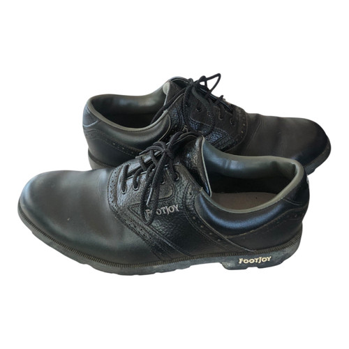 Used Foot Joy Mens Golf Shoes Black Senior 10 11820-S000043358