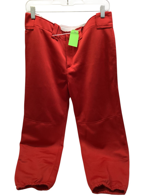 Vist Large View of Product Image Which is Used Mizuno BELTED BELT RED BB/SB Pant Womens Red XL