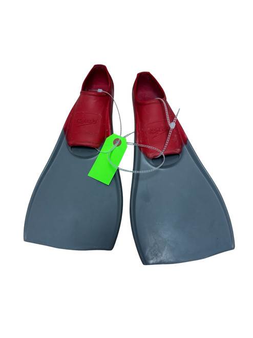 Used Speedo Swim Fins Red XXXS Youth 11-13 11731-S000143096