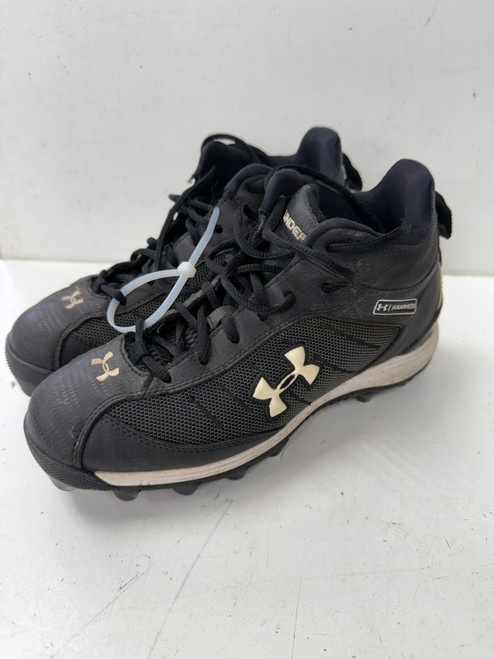 Vist Large View of Product Image Which is Used Under Armour LAX Cleats Mens Black Senior 5.5 11891-S000304324