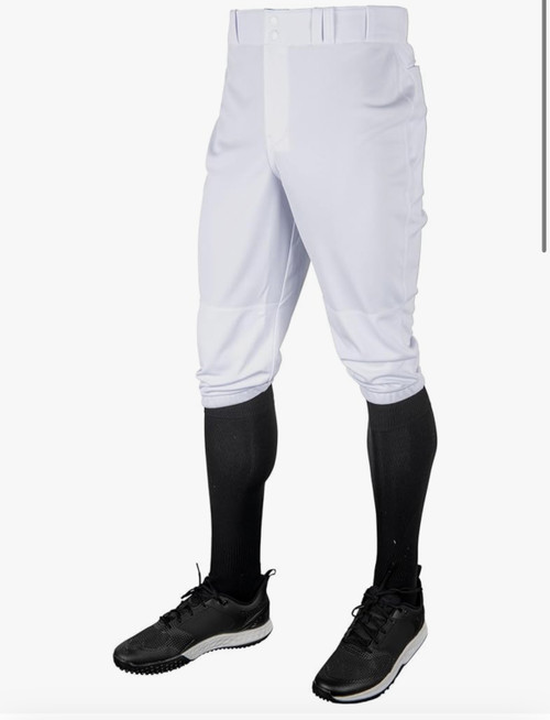 Vist Large View of Product Image Which is Used Champro TRIPLE CROWN 2.0 KNICKERS BB/SB Pant Boys White LG