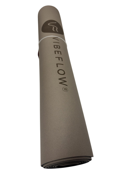 Vist Large View of Product Image Which is New Vibeflow Yoga Mat Beige 72" x 25"