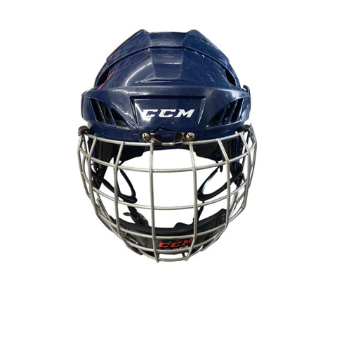 Vist Large View of Product Image Which is Used CCM FL40 S Helmet Cage Combo Navy Blue SM 11760-S000078382