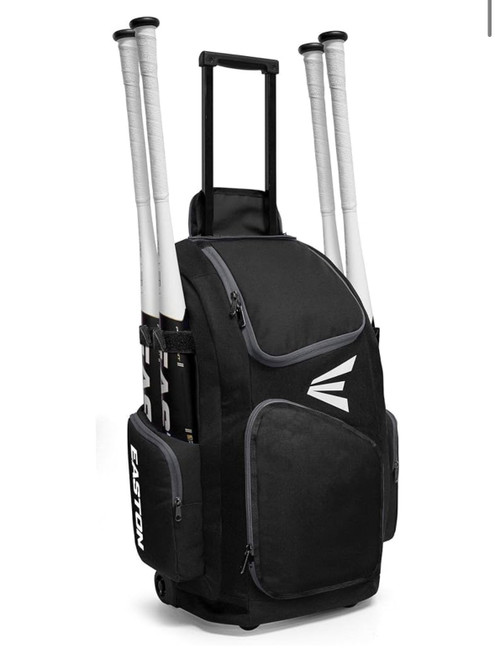 Vist Large View of Product Image Which is New EASTON  NAVY TRAVELER STAND UP WHEELED BAG